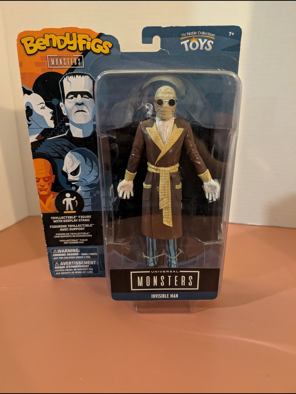 Universal Monsters Bendyfigs Invisible Man - Still In Original Packaging